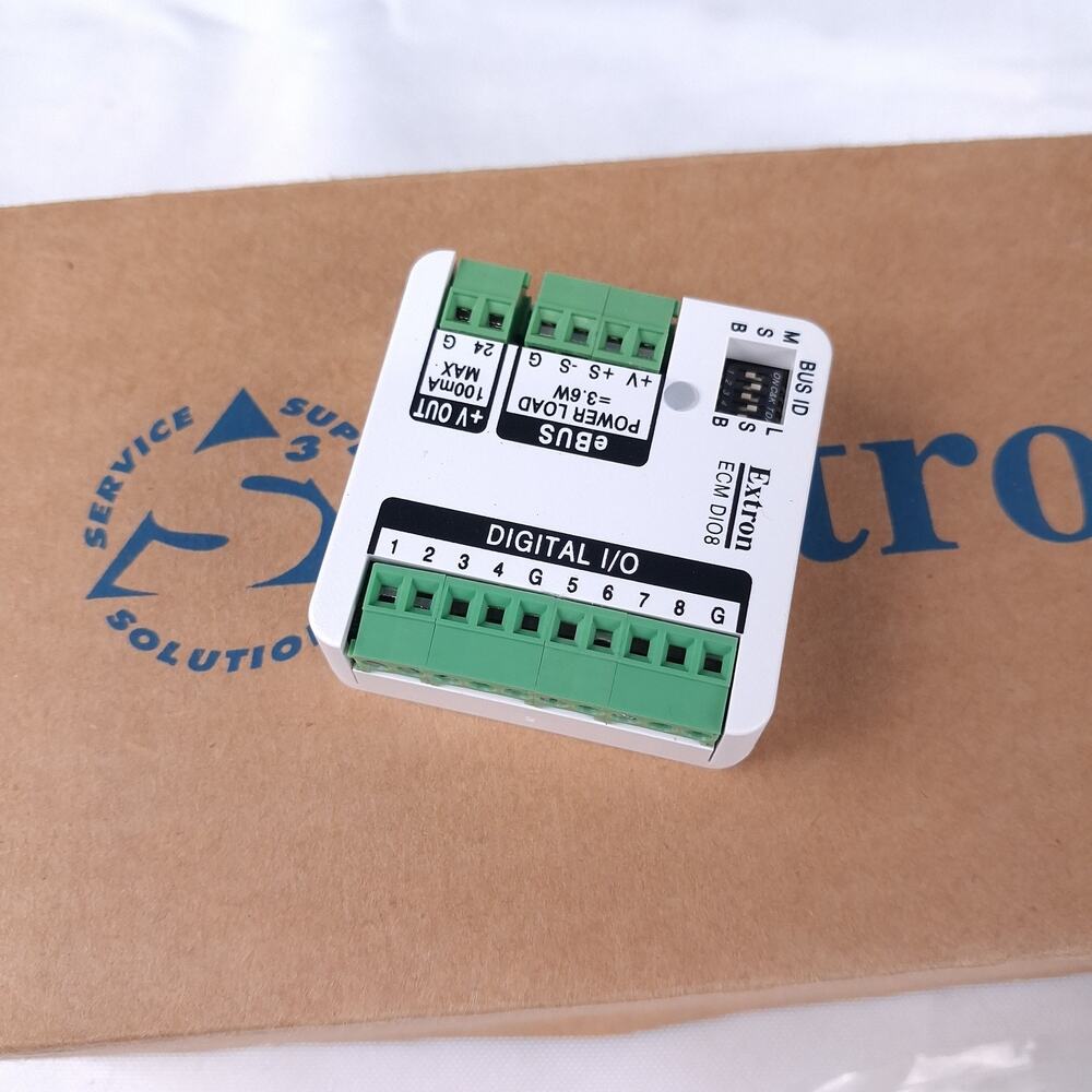 Extron ECM DIO8 eBUS Digital I/O Control Module 8-Port New in Box - Picture 3 of 13